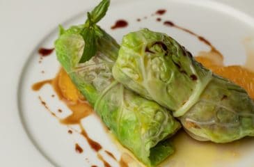 CABBAGE ROULADES WITH ORANGE