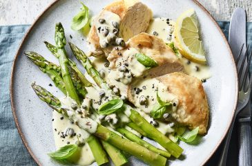 Chicken and Asparagus Piccata