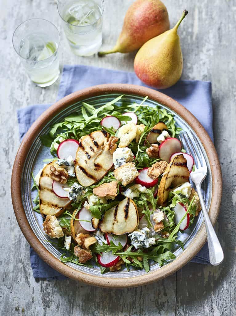 Griddled Pear & Gorgonzola Salad