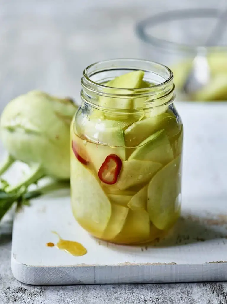 Japanese Lightly Pickled Kohlrabi