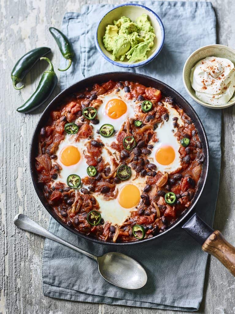 Mexican Chilli Baked Eggs