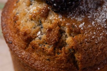 Bran and Blackberry Muffins