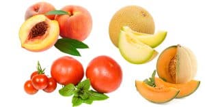 Pesche, meloni e pomodori: i protagonisti della tavola estiva