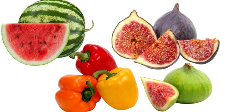 Fichi, anguria e peperoni: cosa mettere nel carrello ad agosto