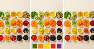 Colori che curano: pigmenti naturali, una miniera di proprietà nutritive proposta dal programma I Love Fruit & Veg from Europe.